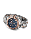 Breitling Chronomat B01 42 Steel & 18k red gold - Blue (watches)